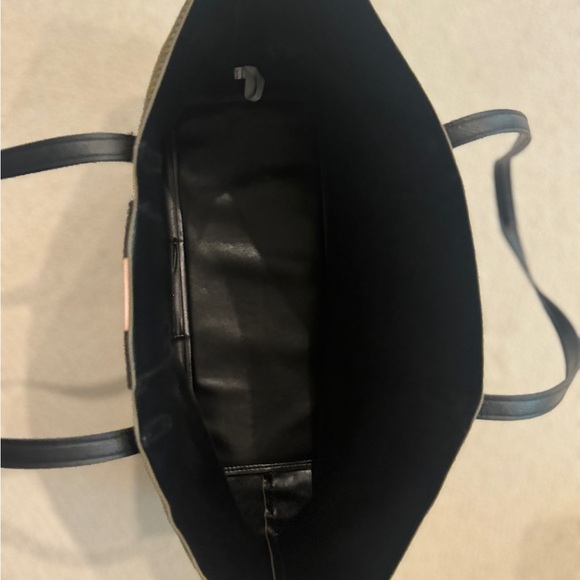 Neiman Marcus Green and Pink Canvas Tote Bag - Picture 2 of 2